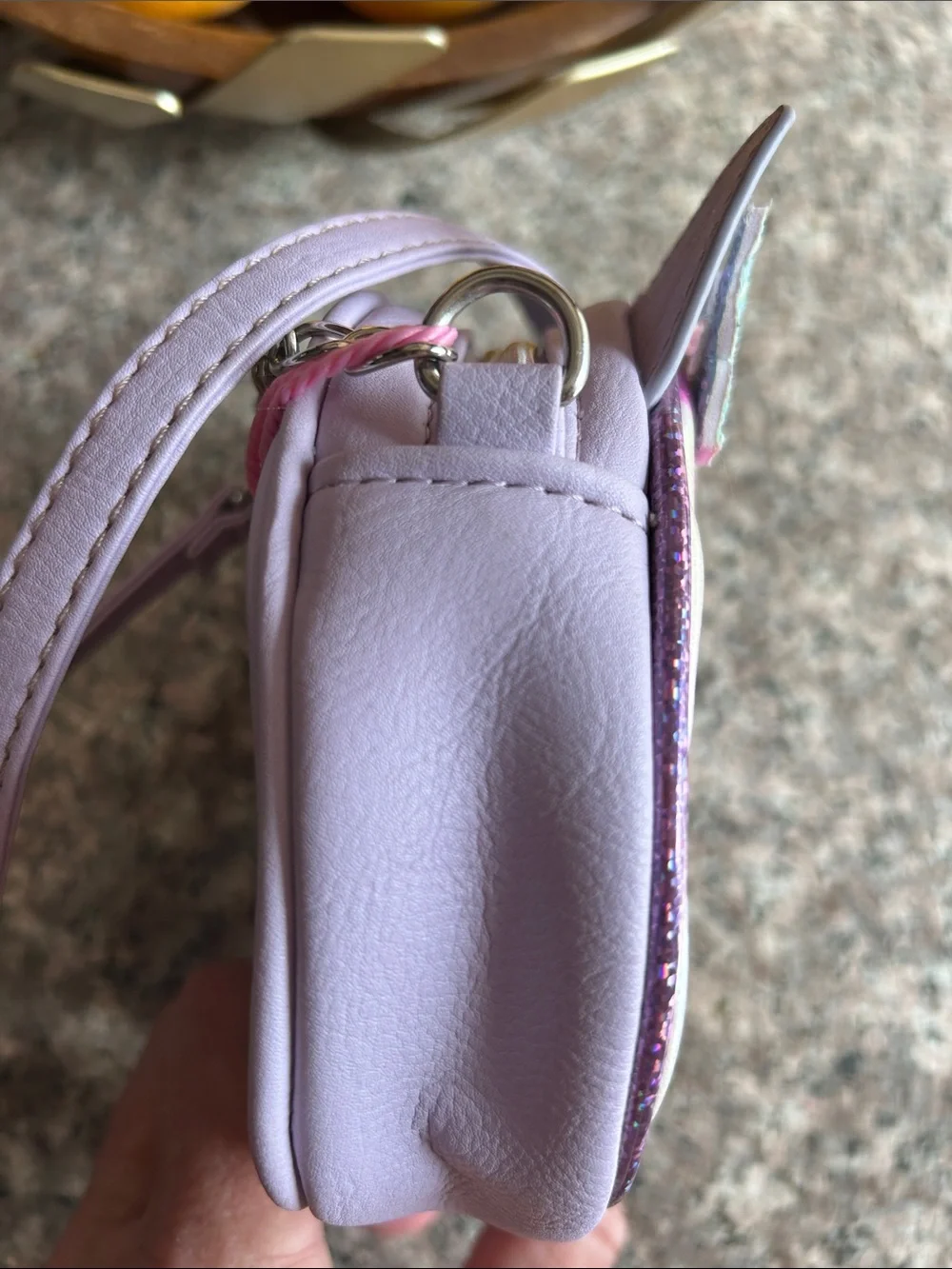 Miss Gwen’s OMG Lilac Unicorn Crossbody Bag for Kids